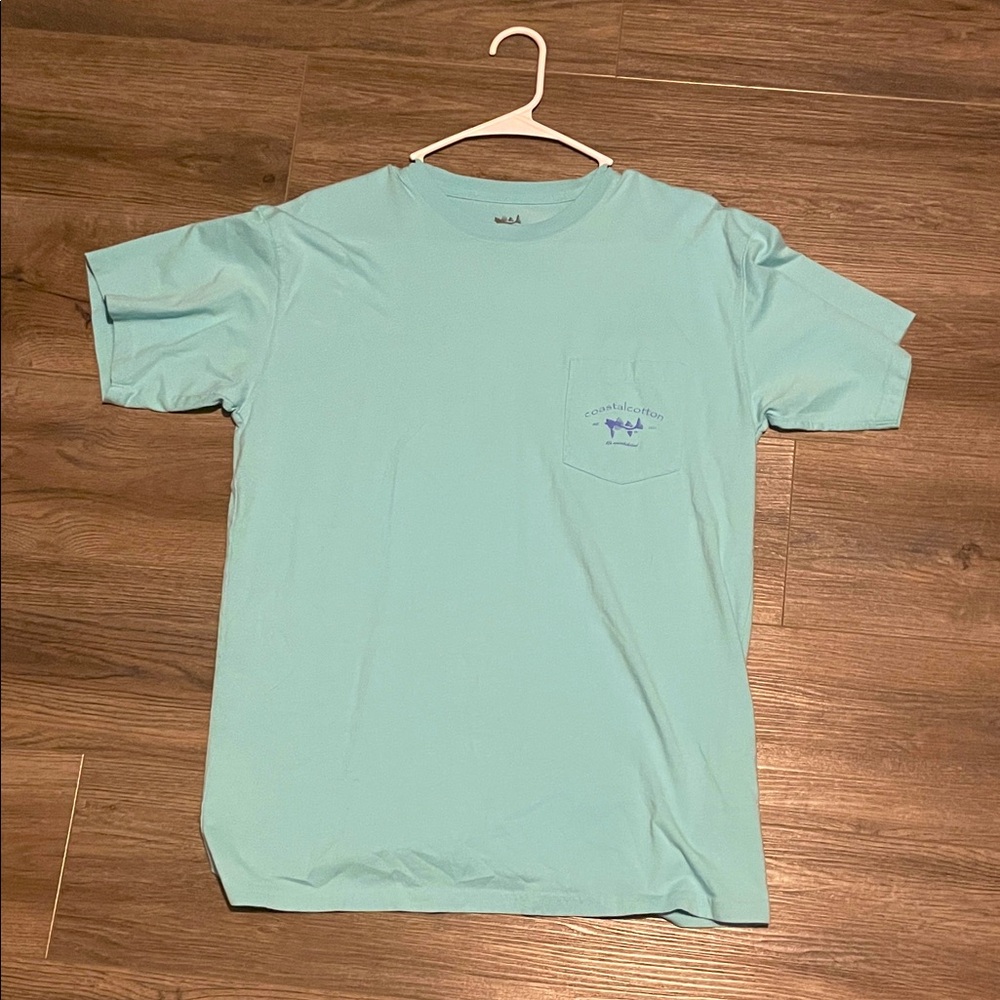 Comfort Colors Men's Aqua Short Sleeve Tee